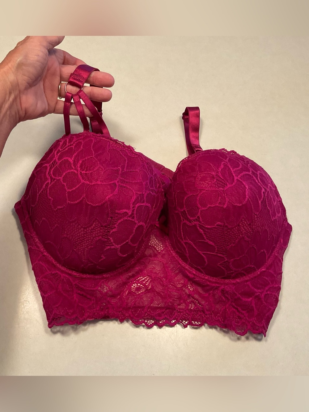 Kiss & Tell Intimates lace push-up bra